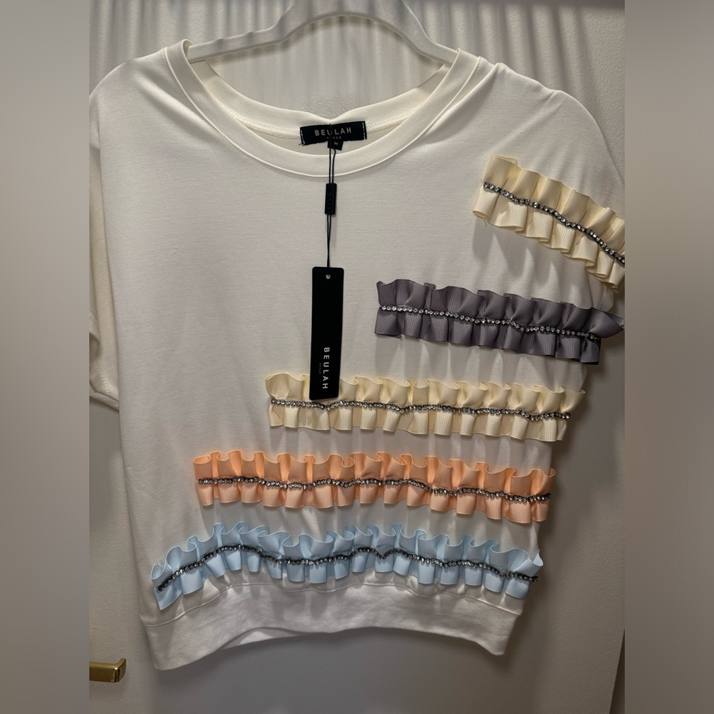NWT Multicolored Beulah Top